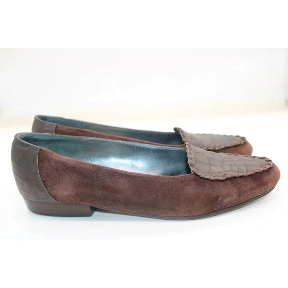 Nordstrom Leather Loafers-Flats-Size 8M - Picture 4 of 9